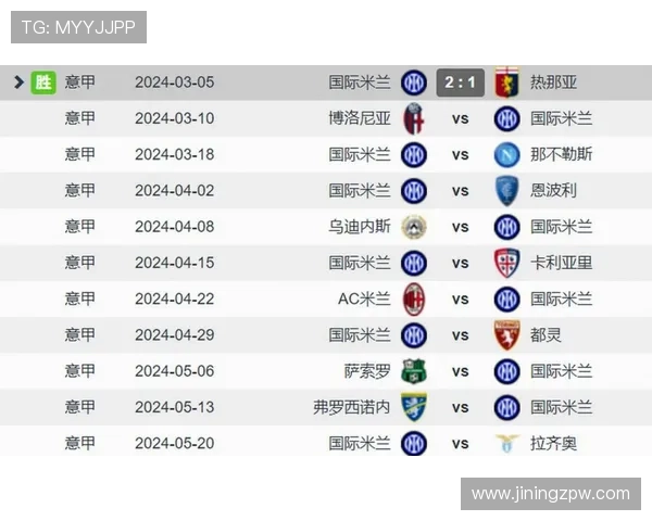 意甲赛程迎关键周豪门争冠白热化米兰国米尤文轮番出击看点拉满